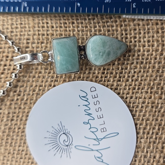 Peruvian Turquoise pendant #369 - Picture 4 of 5